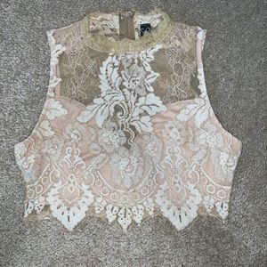 Windsor crop top, size medium